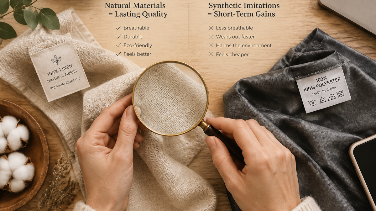 The Fabric Composition Tag Audit: How to Spot Quality and Avoid Synthetic Shortcuts Online