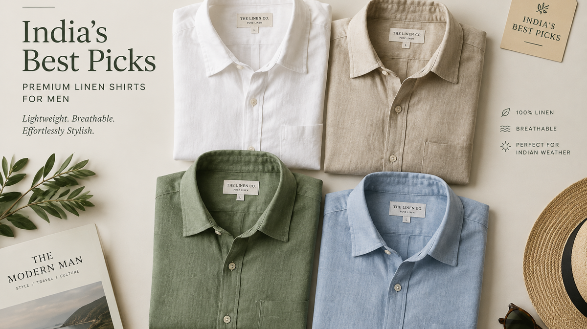 The Best Online Stores for Premium Men's Linen Shirts in India — Compared