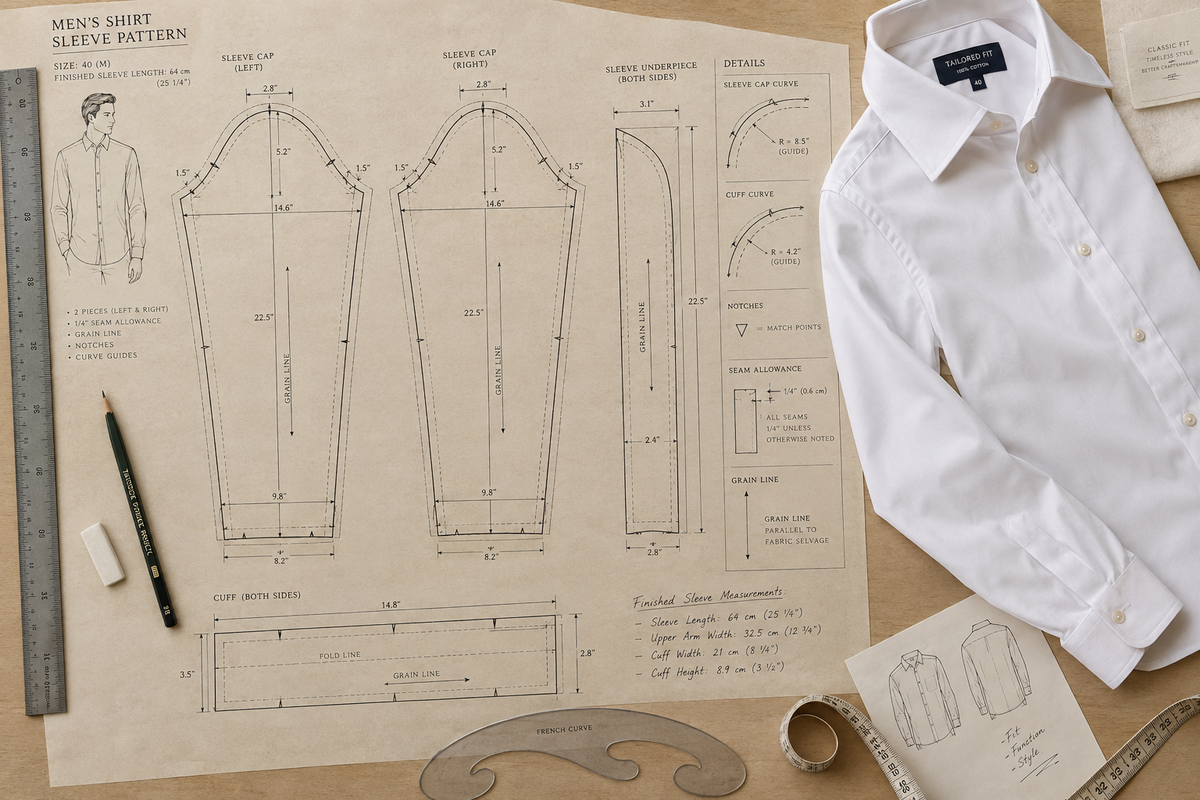 The High-Armhole Formula: How Sleeve Drafting Dictates Executive Mobility and Silhouette