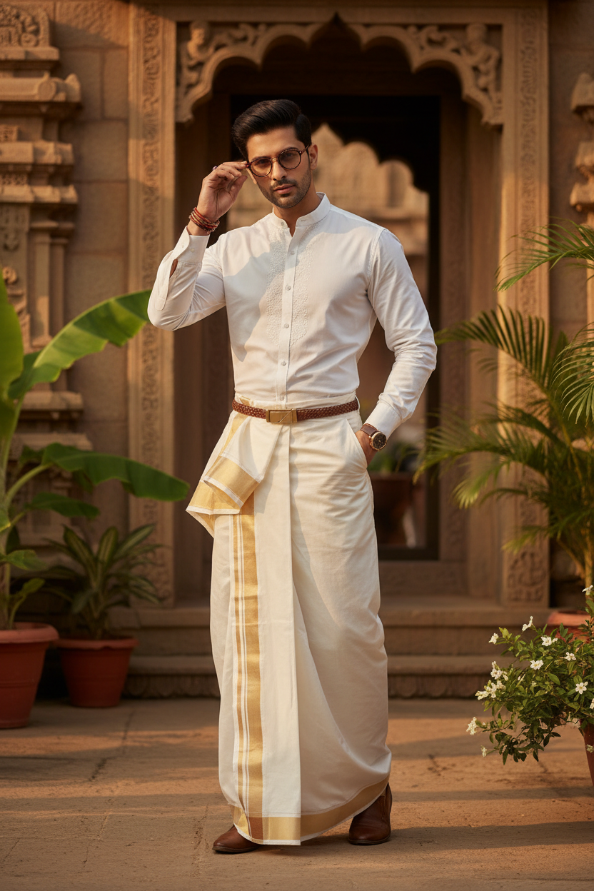 The Modern Onam Aesthetic: Upgrading the Traditional White Shirt
